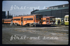 R DUPLICATE SLIDE - Illinois Terminal IT 123 415 Trolley Electric Scene