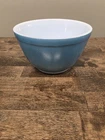 Pyrex Blue #401 Mixing Bowl with scratches