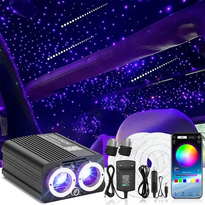 1200 Twinkle & Meteor Fiber Optic Headliner StarLight kit Roof Ceiling Lights DE