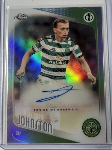 2025-26 Topps Chrome UEFA Club Competitions #CA-AJ Alistair Johnston Auto