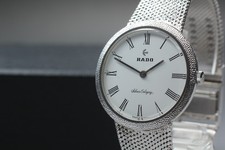 Rare [Near MINT] Vintage Rado Silver Colony 925 Roman Dial Manual Men's Watch