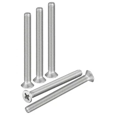 M2-0.4x30 Flat Head Machine Screws -100pcs -304 Stainless Steel -Silver