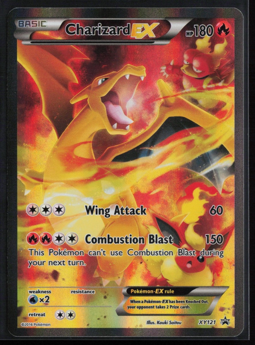 CharizardEX 海外版 ポケカ XY121 Charizard EX - XY121 - Charizard EX Red & Blue Box Promo - Holo