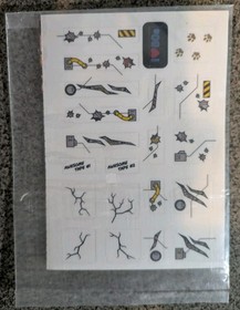 LEGO 5002145 Rocket Raccoon Polybag Sticker Sheet Only 2014 Marvel (Sealed)