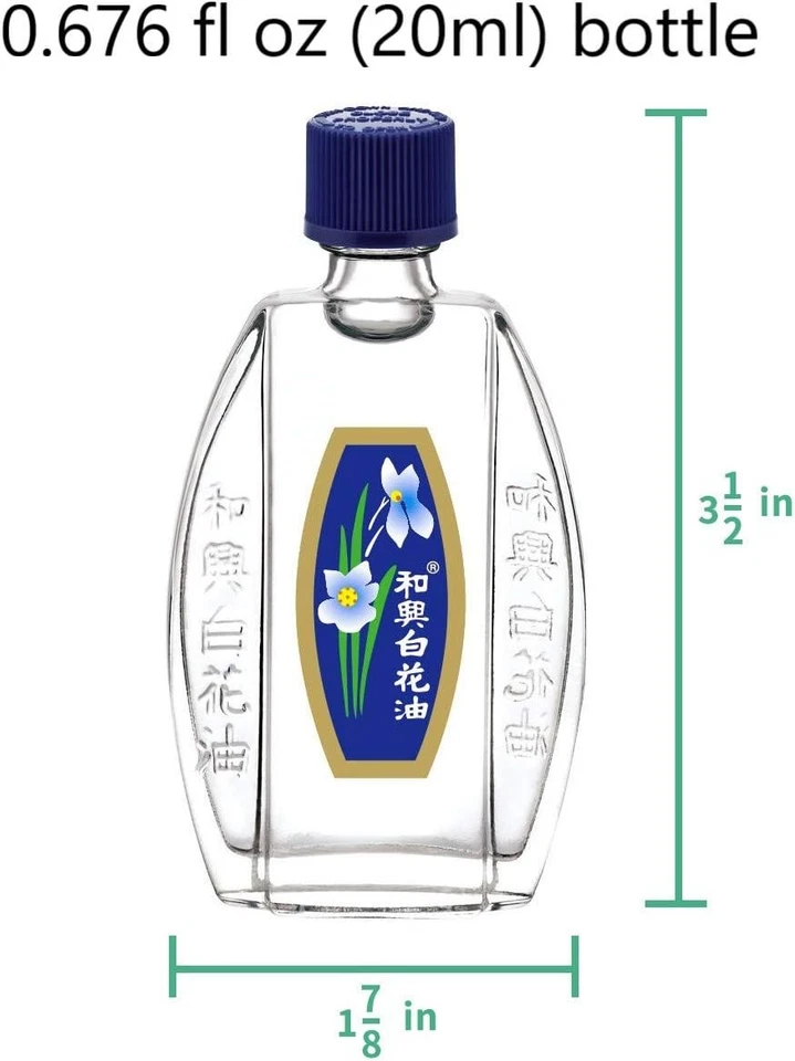 Aceite de bálsamo analgésico externo White Flower aceite para aliviar el dolor 20 ml/0,676 fl OZ Foto 3 de 4