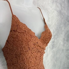 eri + ali Lace Wrap Tank Top sz S Cami Camisole fairycore forest fairy grunge