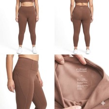 Girlfriend Collective Pocket Leggings Womens XL Earth Brown Compressive Recycled