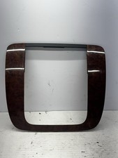 Suburban Tahoe Yukon Silverado Radio Bezel 07-13 Center Dash Trim Wood Oem Suburban Tahoe Yukon Silverado Radio Bezel 07-13 Center Dash Trim Wood Oem