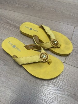 Lindsay Phillips SwitchFlops Yellow Sandals Size 11