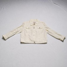 LOFT White Linen Jacket - Women's Large - NWOT - Classic