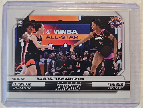 CARTA 2024 PANINI Instant CAITLIN CLARK & ANGEL REESE AllStar - Foto 5
