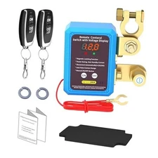 Kill Switch for Car with Led 12V 240A Disconnect Switch with LED Display