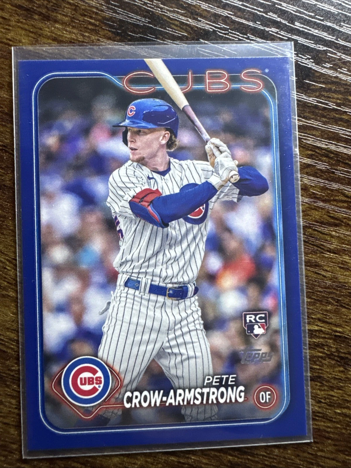 2024 Topps Series 2 - Pete Crow-Armstrong #407 Royal Blue (RC)