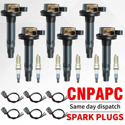 #ad #ad Ignition Coil Spark Plug Pack Fit For Ford Police F 150 Transit Ecoboost 3.5L V6 $54.99