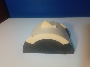 Art Deco GE Plaskon Bakelite Cleopatra Box Black and Ivory