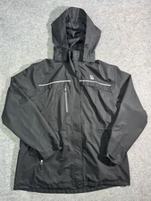 Chic Fil Jacket XL Black Oobe Waterproof Hooded Employee Windbreaker RipStop