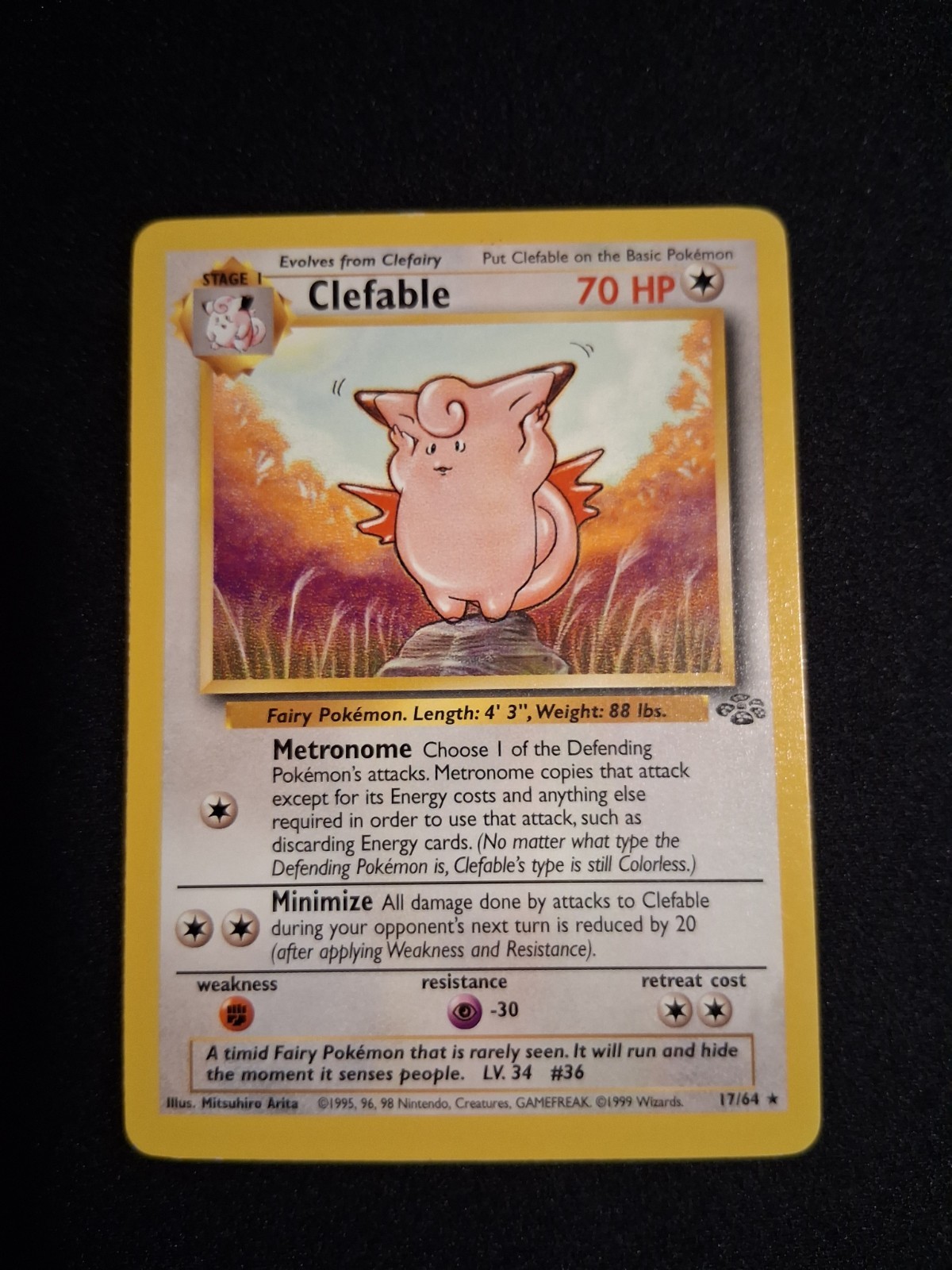 Clefable 17/64 Jungle Regular