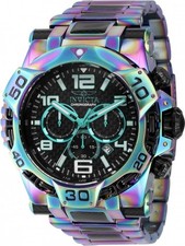 Invicta Mammoth Rainbow Chronograph 53mm Top Zustand