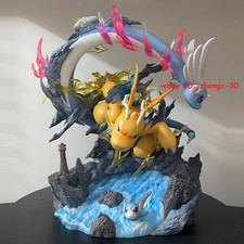 Dragonite Evolutionary Group Statue LED Model W/Box Toy H30CM Collectibles Gift