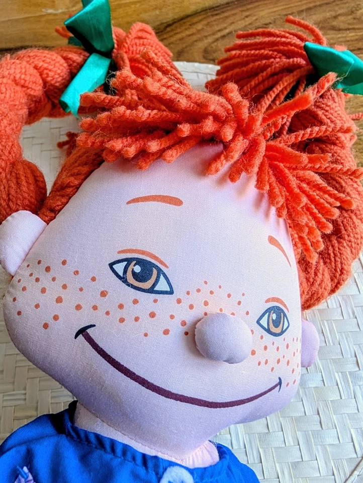 🌈Tolle Vintage Rarität Stoff-Puppe Pippi Langstrumpf H&M Top🌈 - Bild 2 von 4