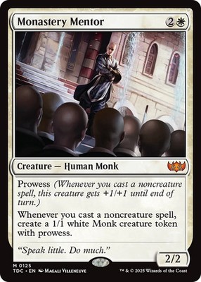 Monastery Mentor [Tarkir: Dragonstorm Commander] Near Mint