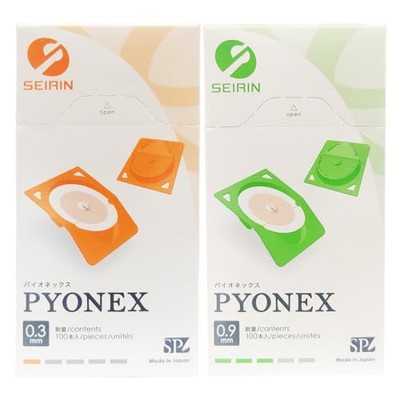 Seirin Pionex  0.3mm + 0.9mm (100 pieces/each) 2 box set
