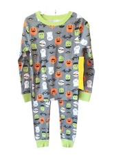 Halloween Pajama Set: Way To Celebrate Boys/Girls SPOOKY FACES 6 Long Sleeves