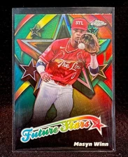 2025 Topps Chrome - Future Stars Insert #FS-14 Masyn Winn  St. Louis CARDINALS🔥