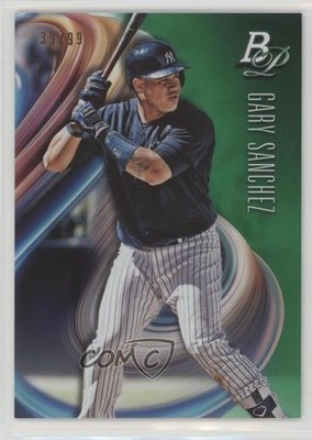2018 Bowman Platinum Green 39/99 Gary Sanchez #83 4l3