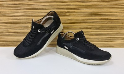 Cesare Paciotti 4US Story TU4T Sneaker Schuhe 7 = 41 Schwarz Keilabsatz