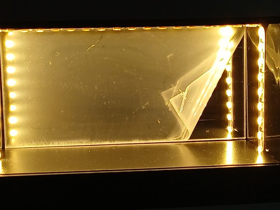 1/64 scale SENSOR LED lighting magnetic storage box with car key holder ...