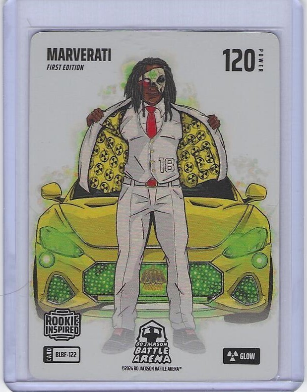 2024 Bo Jackson Battle Arena - Marverati Glow Blizzard Battlefoil -BLBF-122