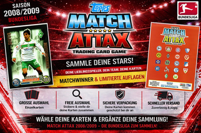 Topps Match Attax 2008/2009 08/09 - Matchwinner & Limitiert - zum Aussuchen