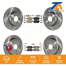 Front Rear Ceramic Pads And Disc Brake Rotors Kit For Cadillac ATS K8A-106713