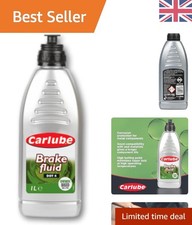 High Boiling Point Brake Fluid 1L - Carlube DOT 4, Ideal for Disc & Drum Systems 13.99 per litre