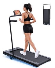 Walking Pad Treadmill 6% Incline Under Desk 2.5HP Portable Fitness Machine