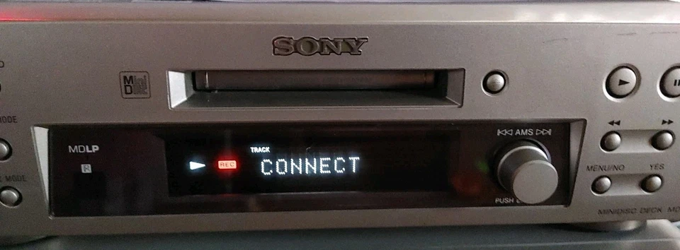 Sony MDS-S500 MD Mini Reproductor de Disco Cubierta/Remoto MDLP NET MD EE. UU. Vendedor probado Foto 4 de 4