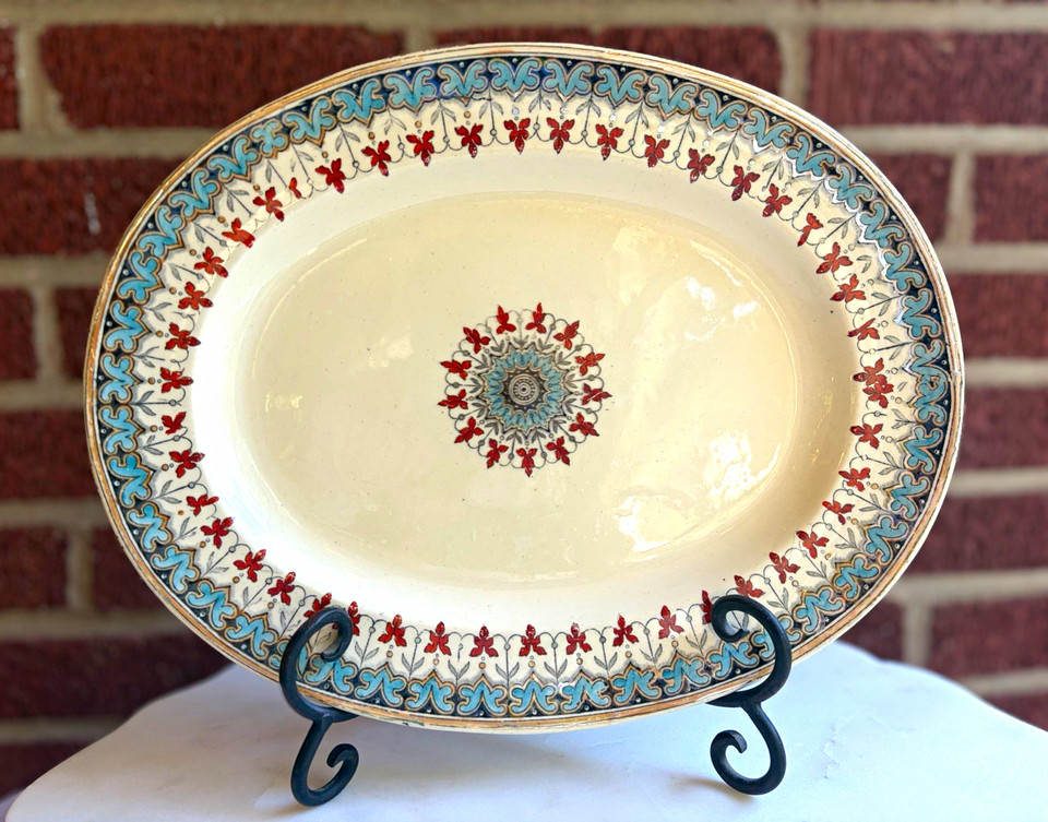Antique W.T. Copeland Serving Platter, Pattern No. 998 aka Denmark May ...