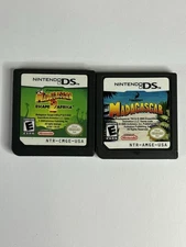 Madagascar: 1 & Escape 2 Africa (Nintendo DS, 2008) Tested Cartridge Only