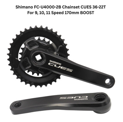 Shimano Kettensatz FC-U4000-2B CUES 36-22T für 9, 10, 11 fach 170mm BOOST -H