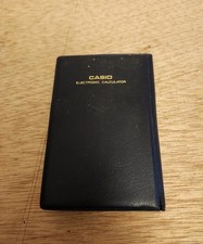 Vintage CASIO SL-803 Solar Calculator Flip Dust Cover Tested Works Made in Japan