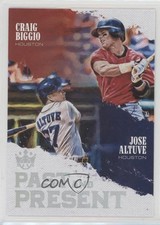 2018 Panini Diamond Kings Past and Present Jose Altuve Craig Biggio HOF 02v3