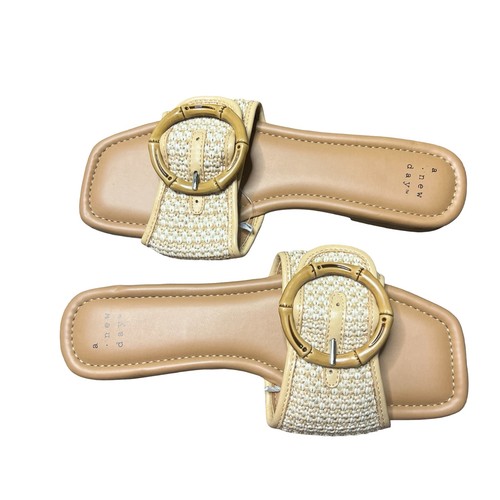 Sandalias A NEW DAY Bennie con hebilla beige - Imagen 2 de 5