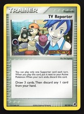 TV Reporter 82/101 Dragon Frontiers Uncommon STAMPED Reverse Holo Pokemon Card on eBay