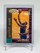 1995-96 UD Collector's Choice Crash the Game Gold Set Isiah Rider #C12