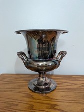 Vintage SilverPlate Ice Bucket Champagne Wine Chiller Trophy Poole 78 Bristol