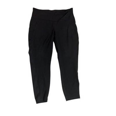 Old Navy Active Black Leggings Stretchy Pockets - Size XL