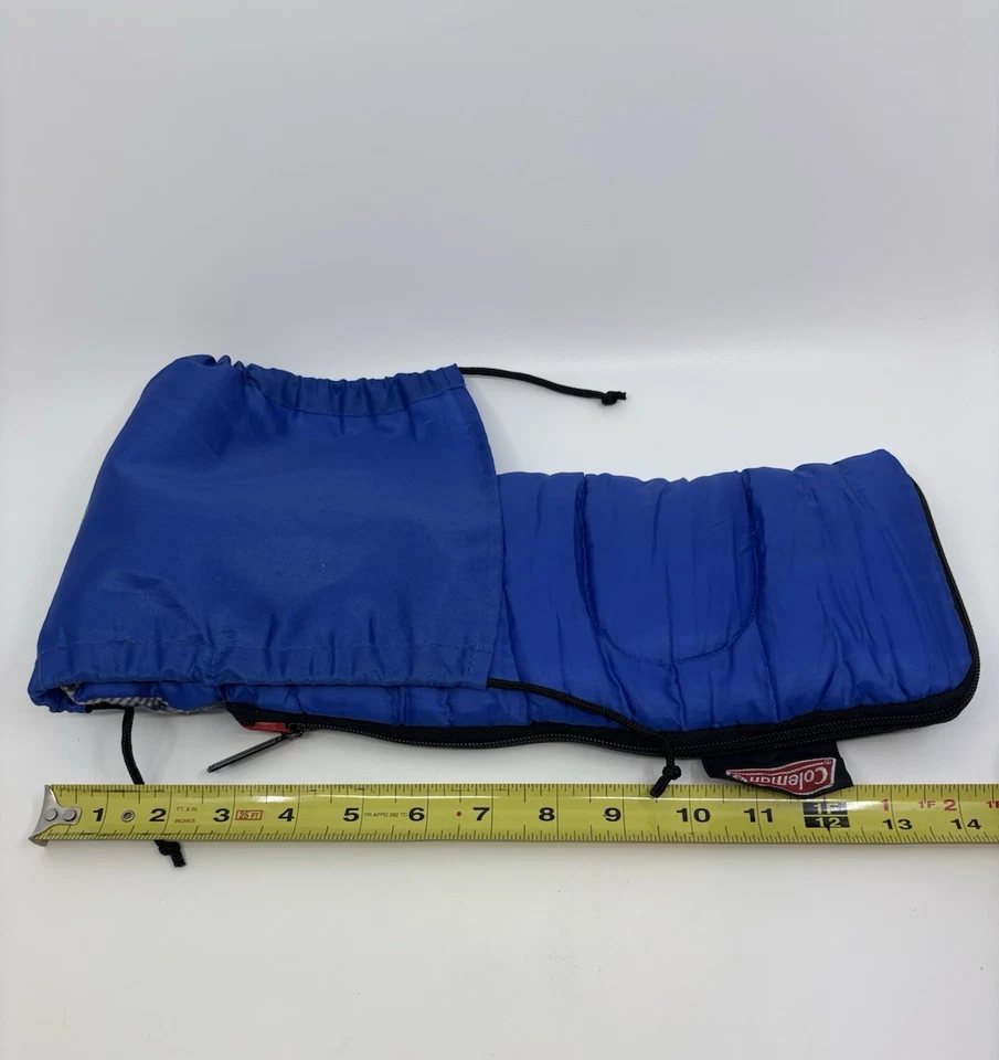 Coleman Exhibición Ventas Muestra Saco de Dormir Camping Muñeca Figura Talla Azul Foto 2 de 4