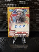 2024 Bowman University Chrome Donovan Smith  #PA-DSM Gold Shimmer Auto /50