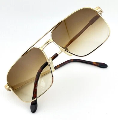 CAZAL 715 col 003 gold plated Titanium sunglasses Germany MEDIUM 725 735 Legends - Bild 1 von 4